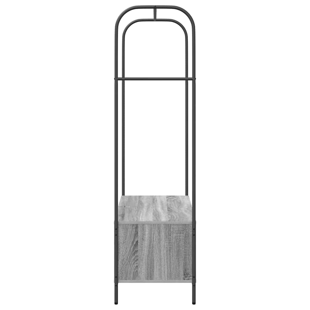 Stalak za odjeću Siva 100 x 44 x 160 cm Konstruirano drvo