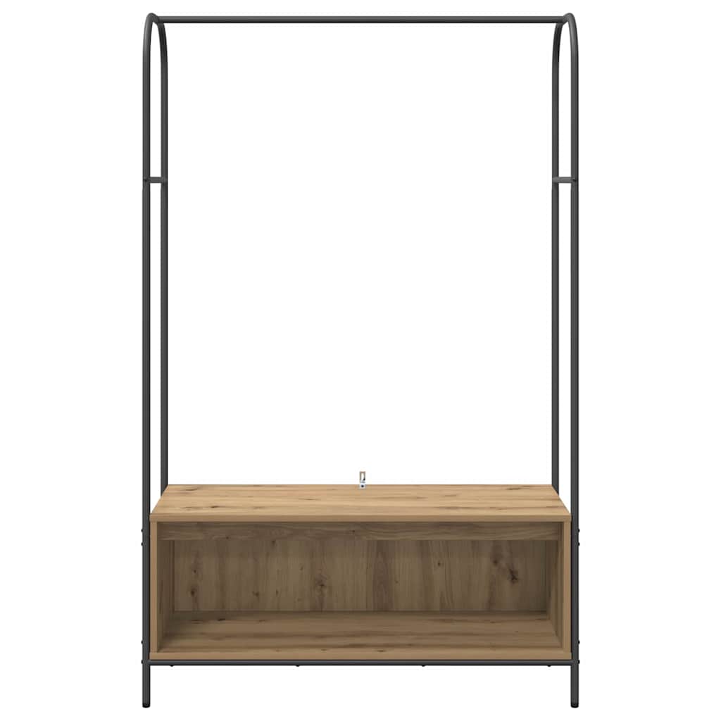 Stalak za odjeću Smeđi hrast 100 x 44 x 160 cm