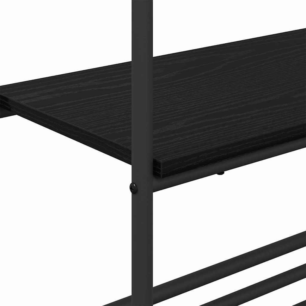 Stalak za odjeću Crni hrast 60 x 30 x 171 cm Konstruirano drvo