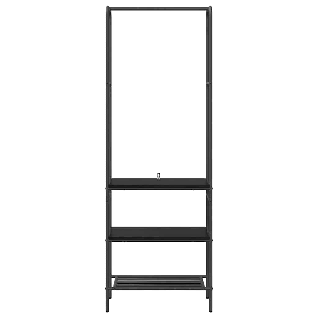 Stalak za odjeću Crni hrast 60 x 30 x 171 cm Konstruirano drvo