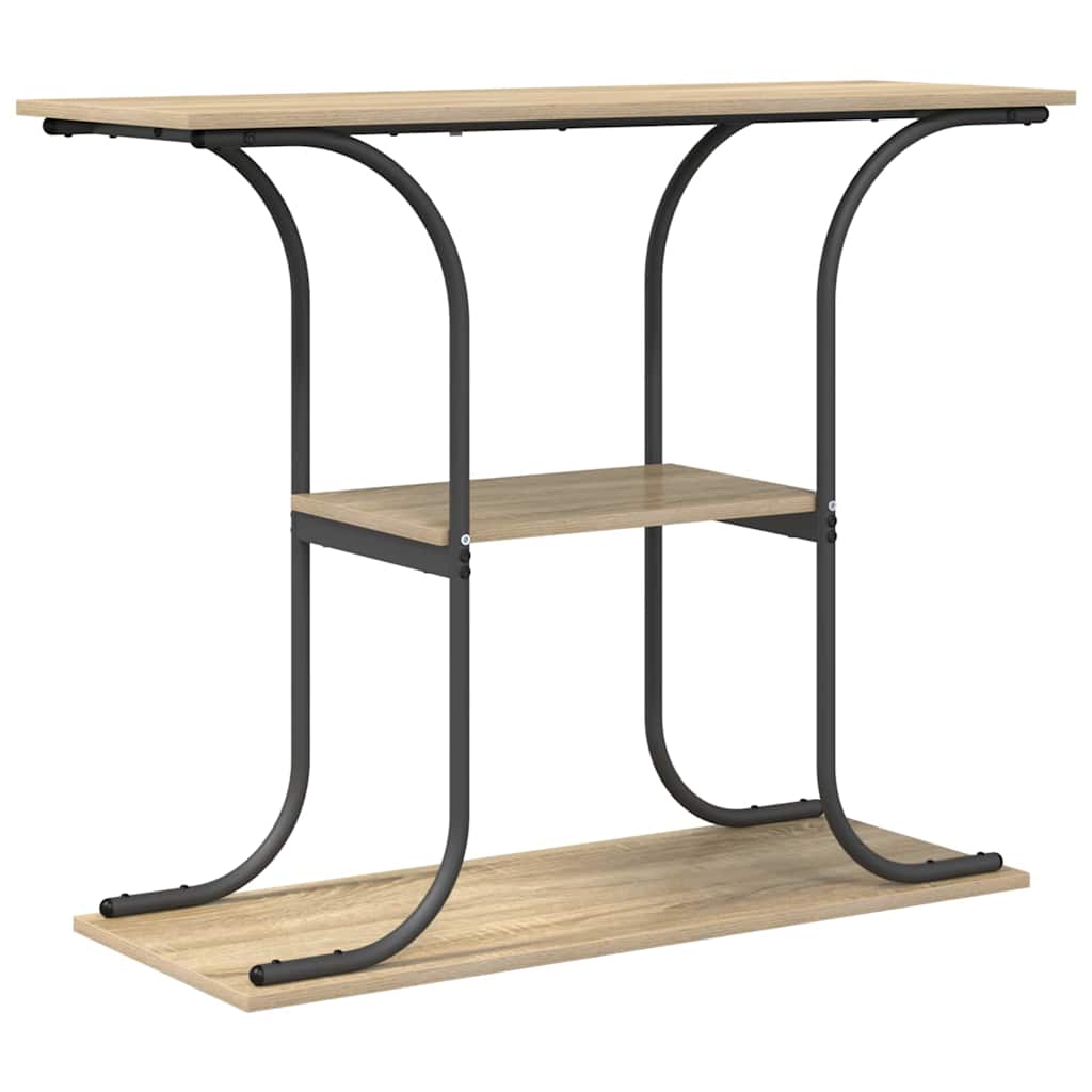 Konzolna stolica s policom Sonoma hrast 101 x 35 x 80,5 cm