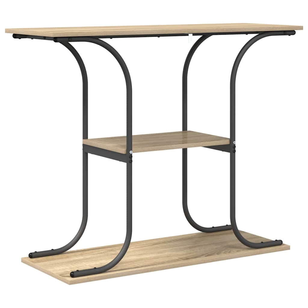 Konzolna stolica s policom Sonoma hrast 101 x 35 x 80,5 cm
