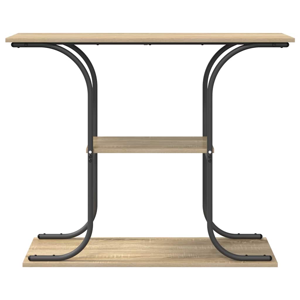 Konzolna stolica s policom Sonoma hrast 101 x 35 x 80,5 cm