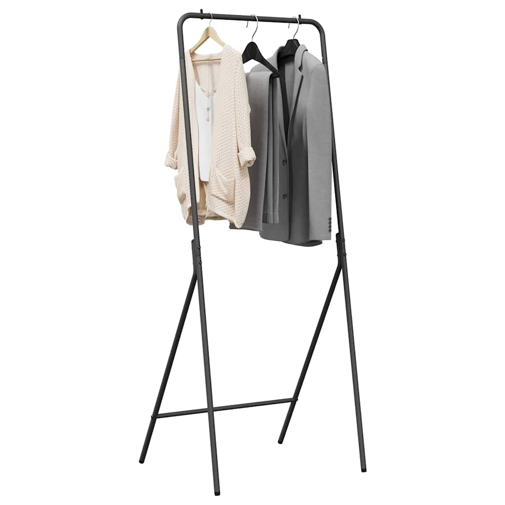 Stalak za odjeću Crna 60 x 53 x 155 cm Čelik