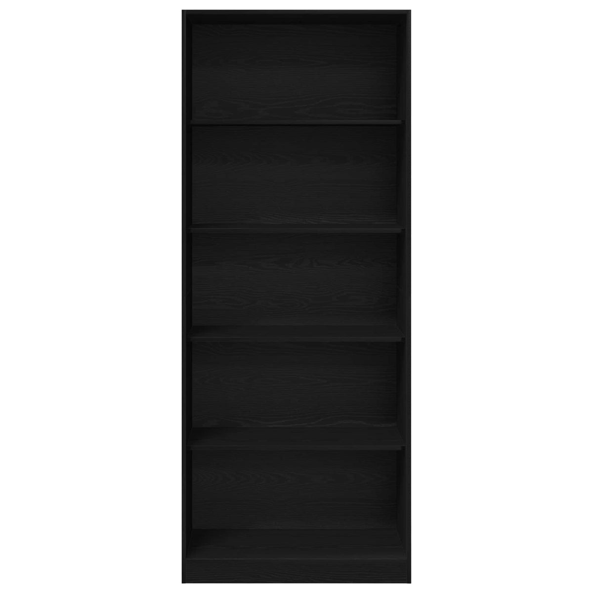 Ormarić s policom Crni hrast 80 x 50 x 200 cm Konstruirano drvo