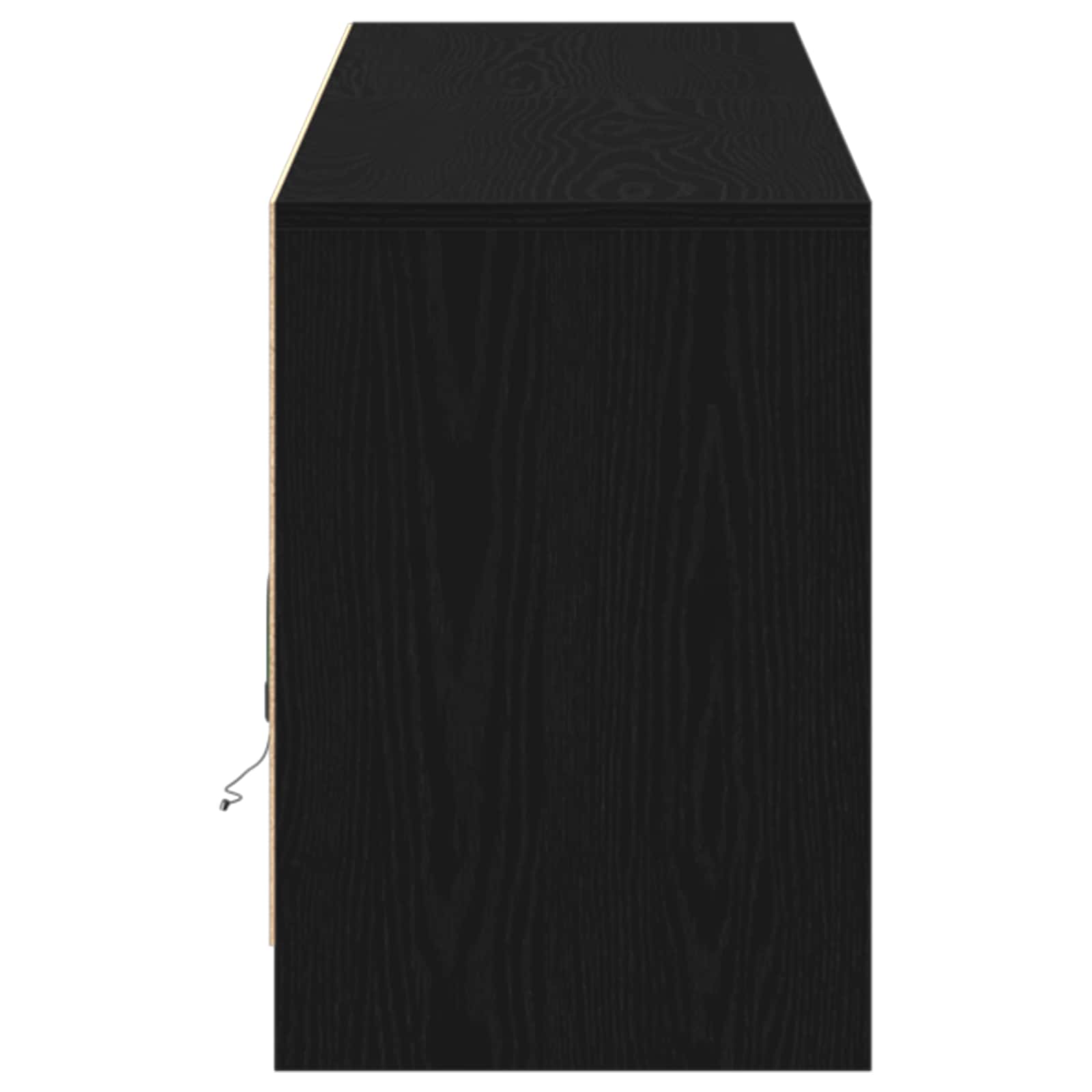 TV Jedinice 2 pcs Crna 180 x 34 x 50 cm Konstruirano drvo