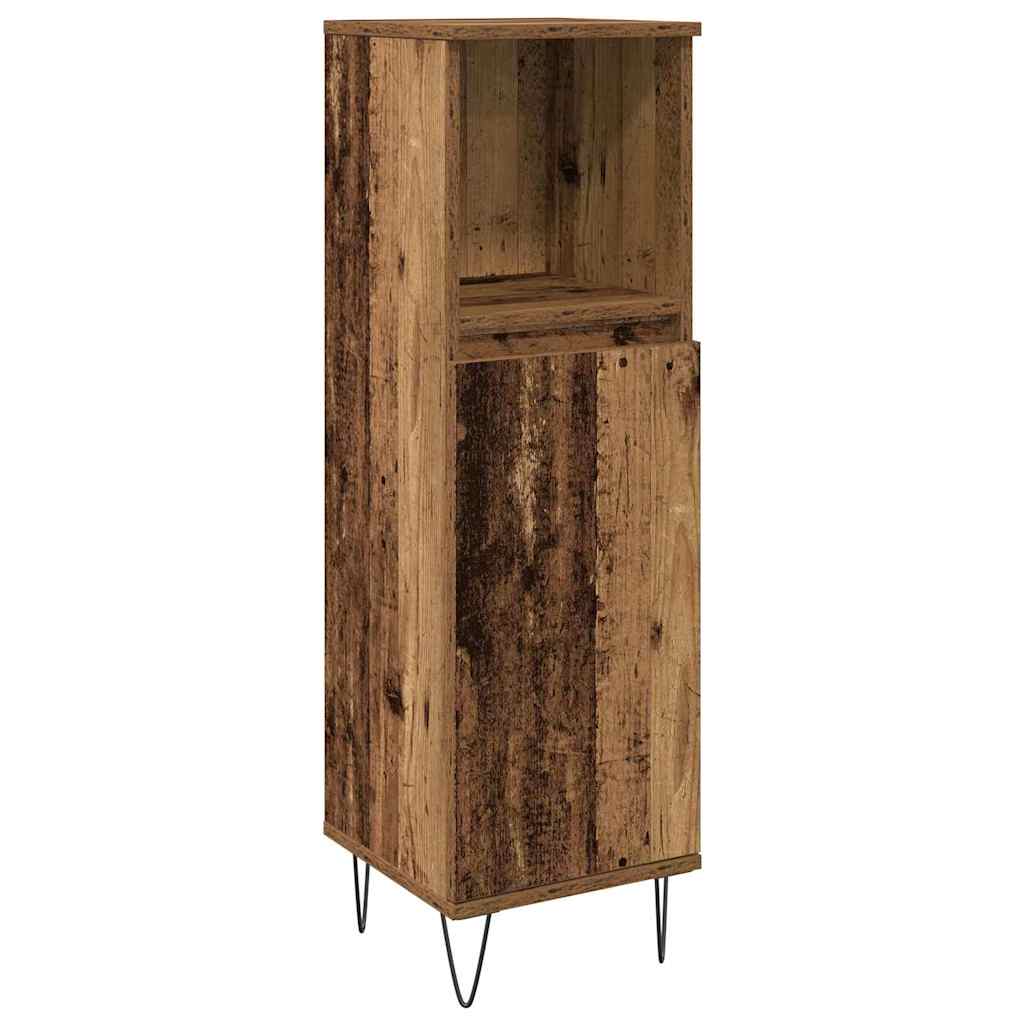 Set namještaja za kupaonicu 3 pcs Staro drvo Konstruirano drvo