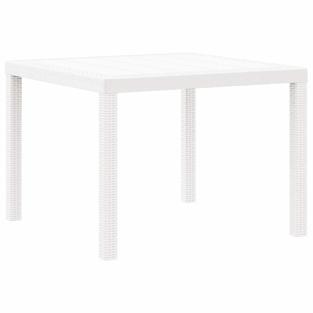 Vrtni set za objed 5 pcs Bijelo Polipropilen