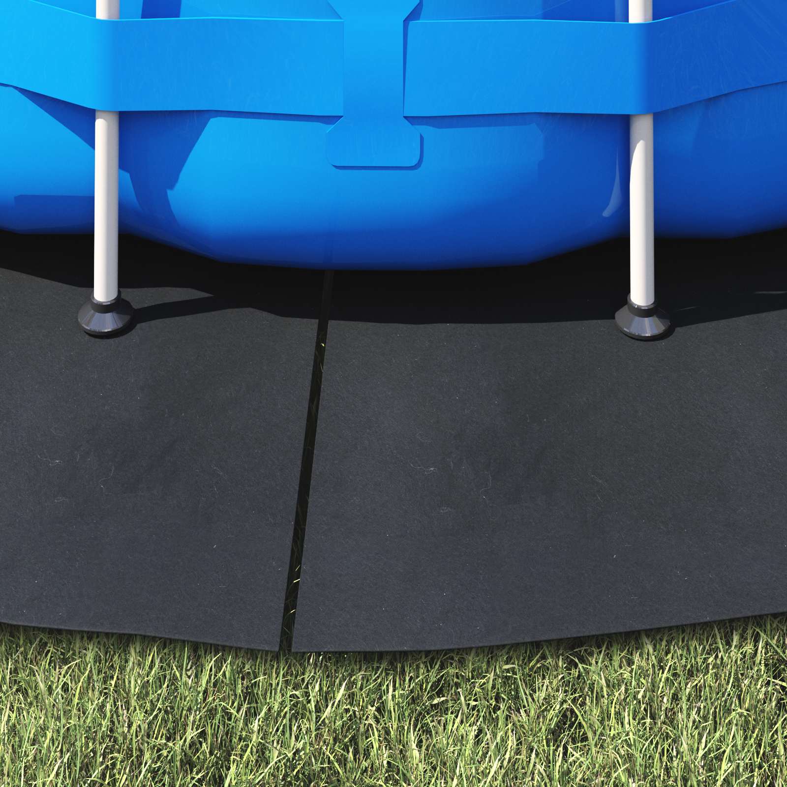 Podni sheet za bazen Crna Ø 244 cm Neslojno platno