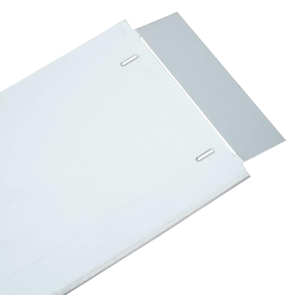 Rubnjaci za travnjak 5 pcs Srebrno 100 x 25 x 0,07 cm
