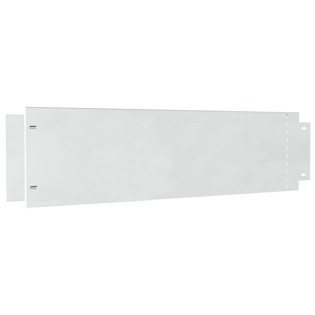 Rubnjaci za travnjak 5 pcs Srebrno 100 x 25 x 0,07 cm