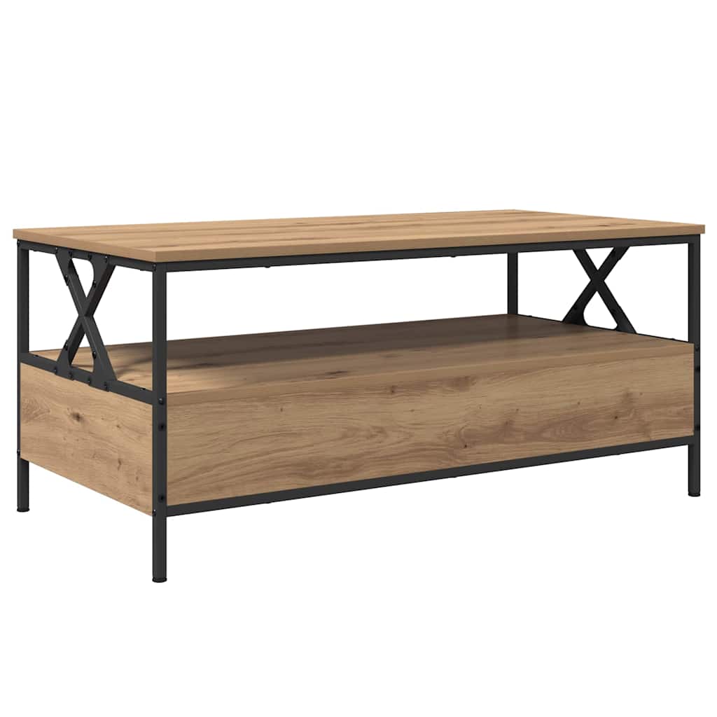 with Drawer hrast artisan 100 x 51 x 45 cm Konstruirano drvo