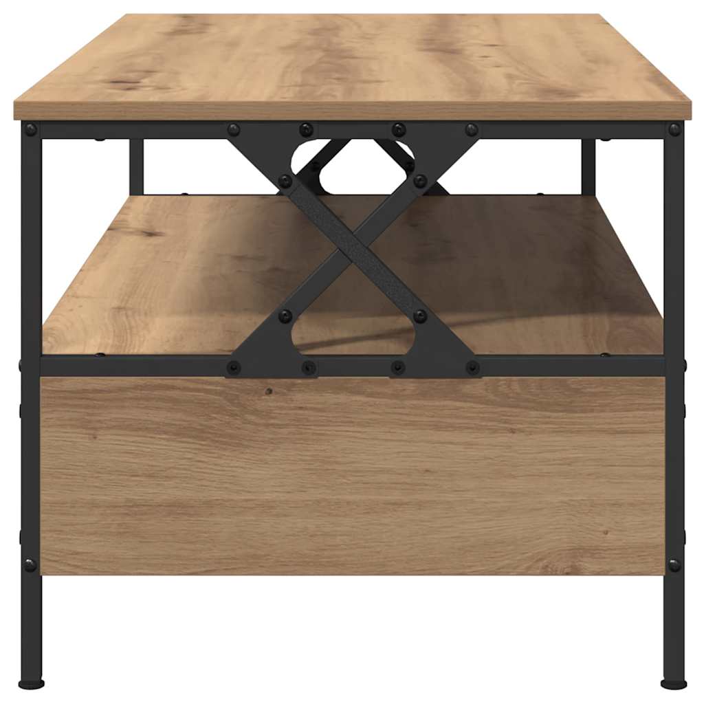 with Drawer hrast artisan 100 x 51 x 45 cm Konstruirano drvo