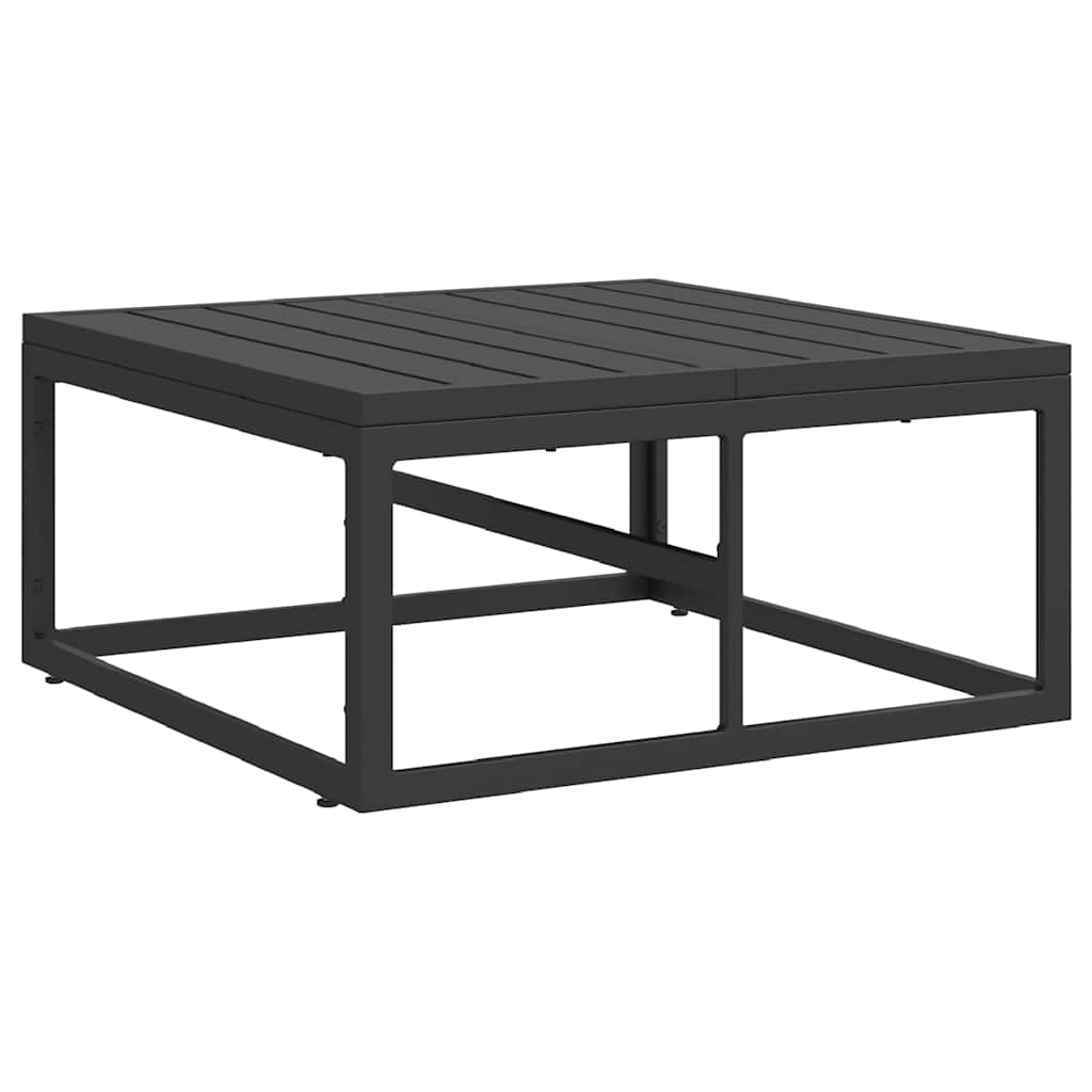 Sjedeća garnitura za vrt 3 pcs Crna Metal