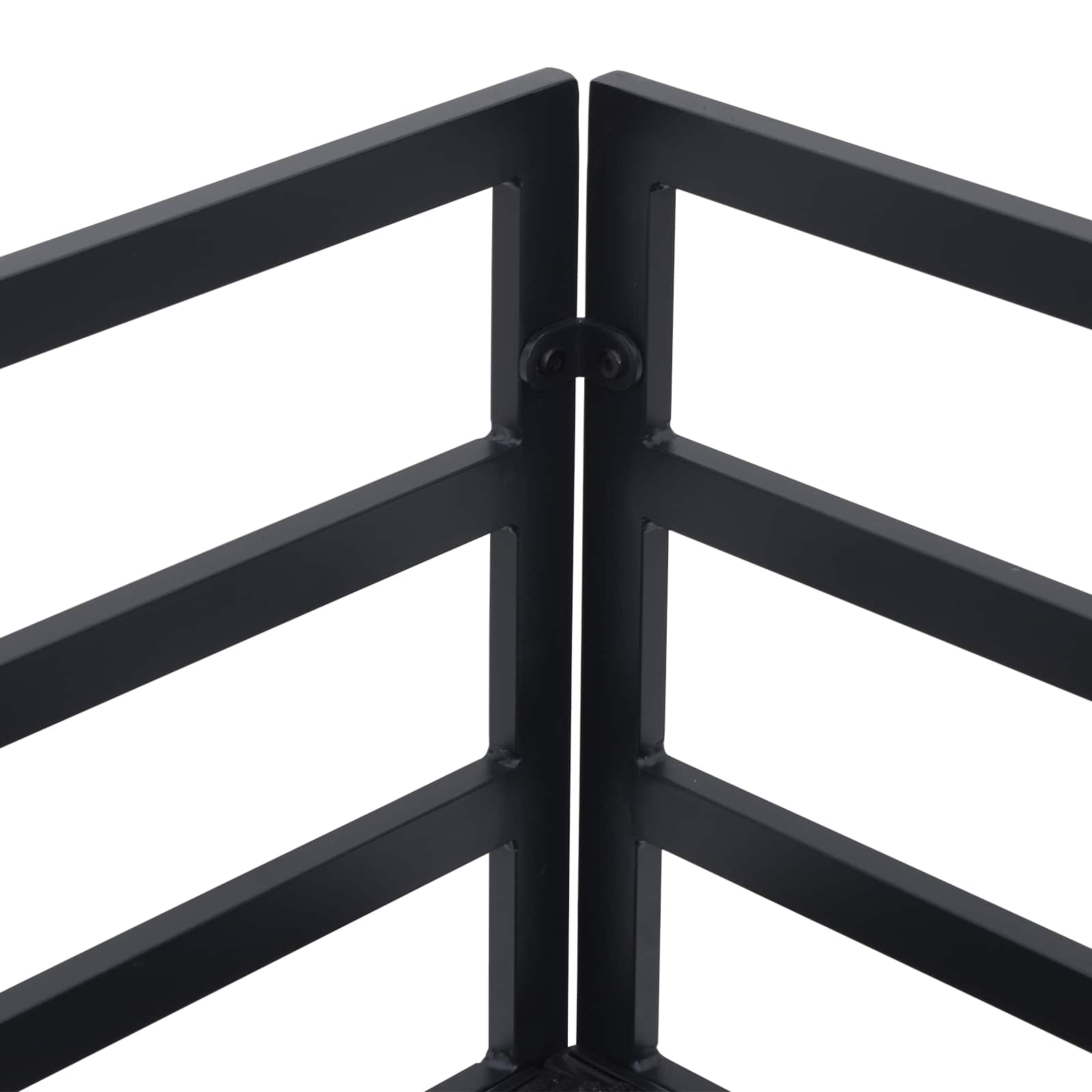 Sjedeća garnitura za vrt s jastukom 9 pcs Crna Aluminij