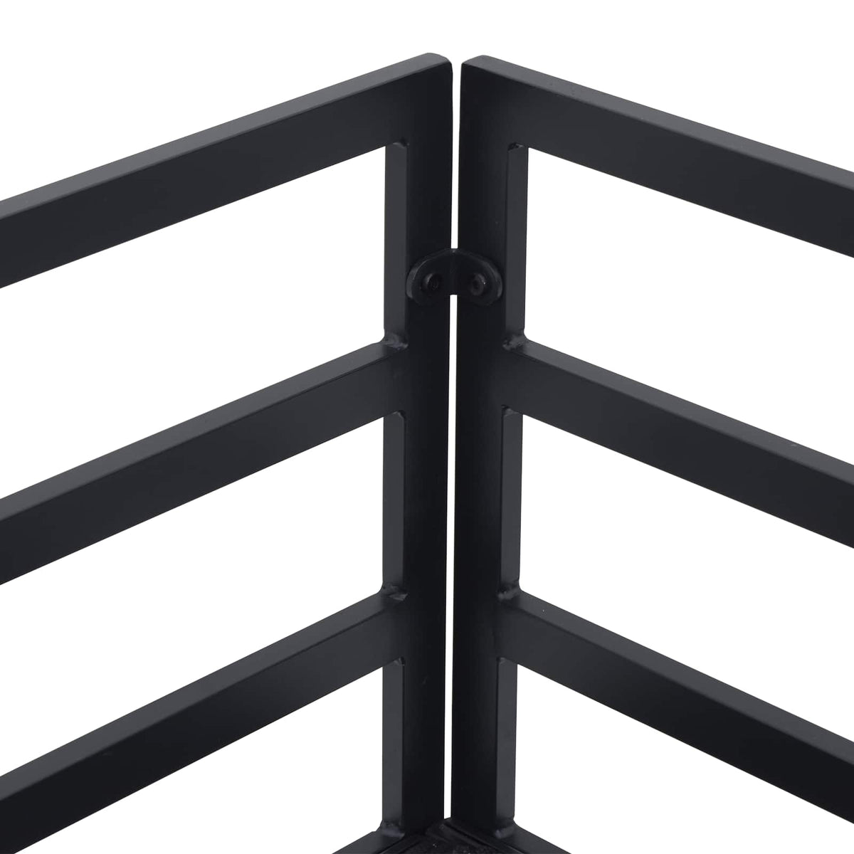 Sjedeća garnitura za vrt s jastukom 8 pcs Crna Aluminij