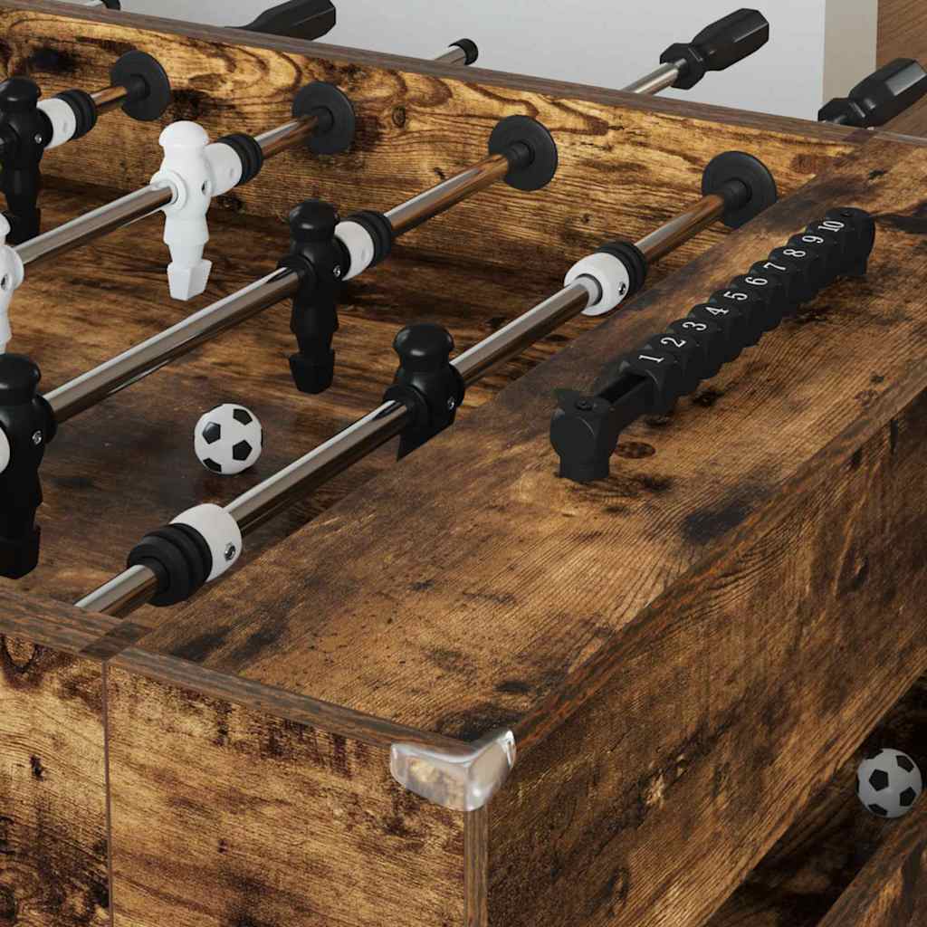 Fuzbal Stol Dimljeni Hrast 146,5 x 74 x 85 cm Konstruirano drvo