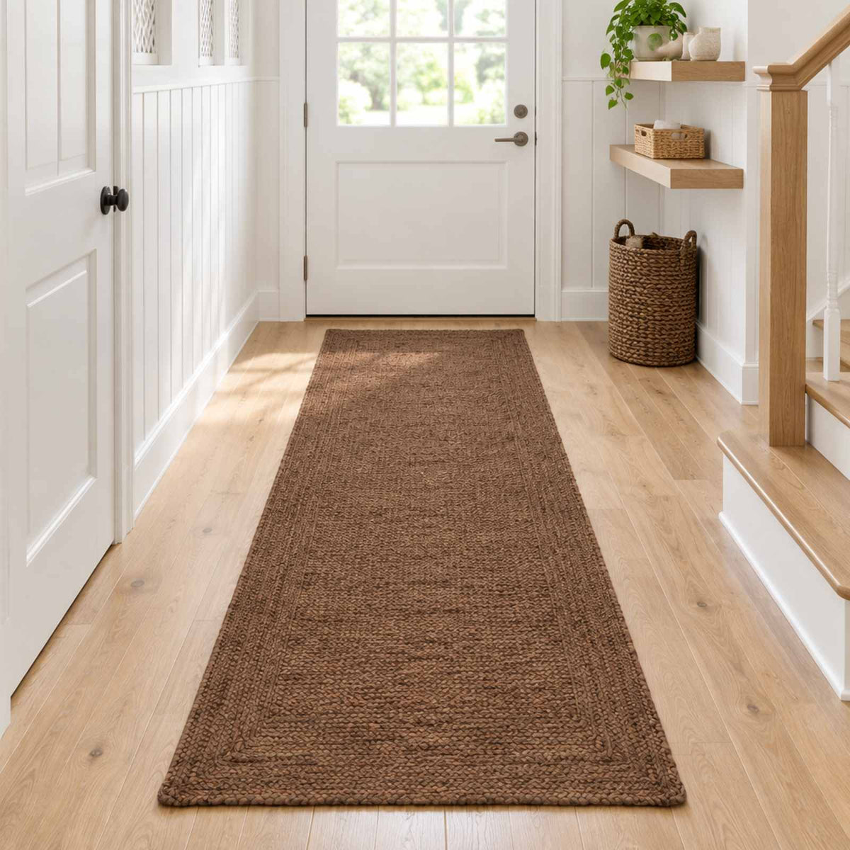 Tepih za područje Siva 80 x 300 cm Juta