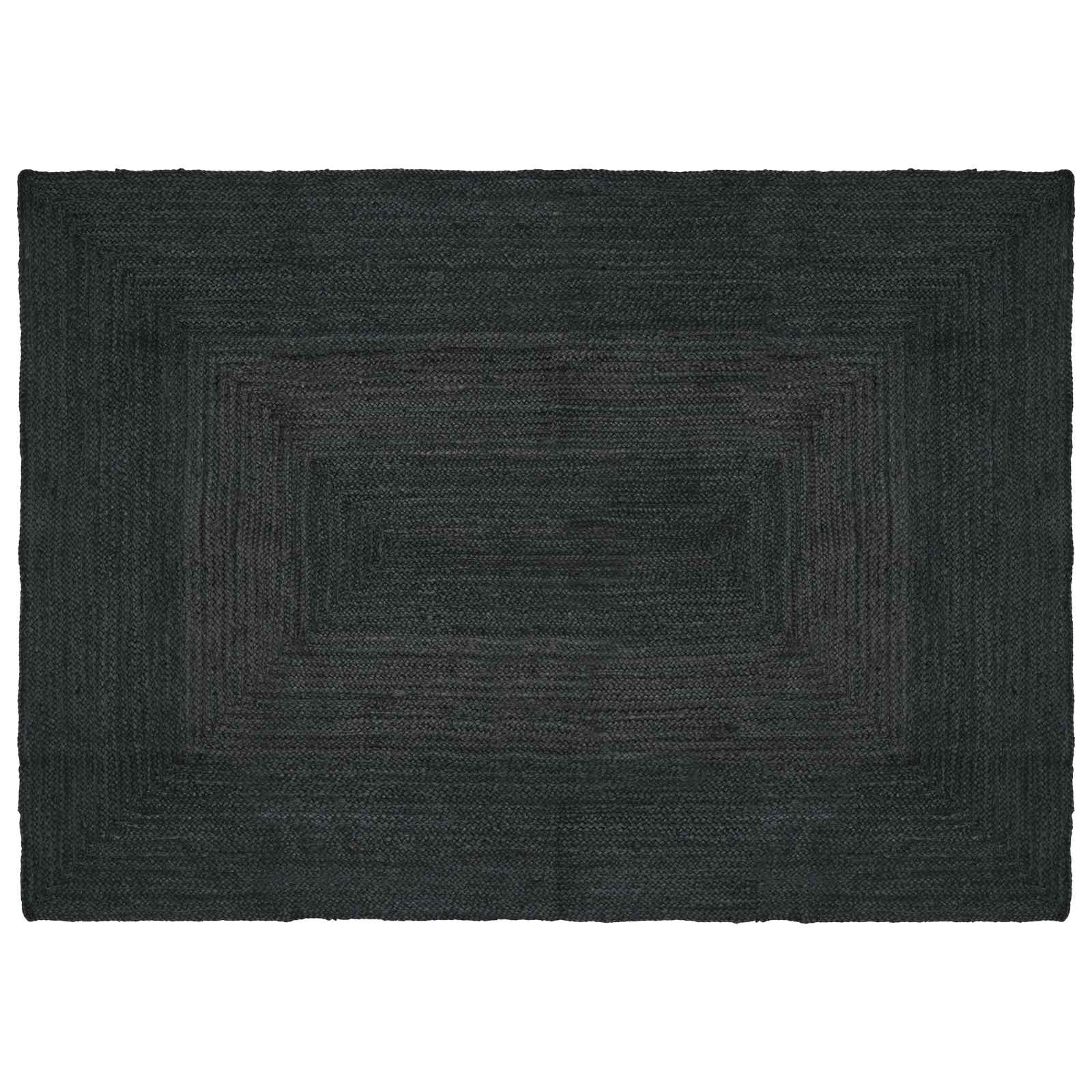 Tepisi za područja Pravokutni Tamnosiva 120 x 170 cm Juta
