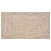 Tepisi za područja Prirodna i bijela 80 x 150 cm Juta