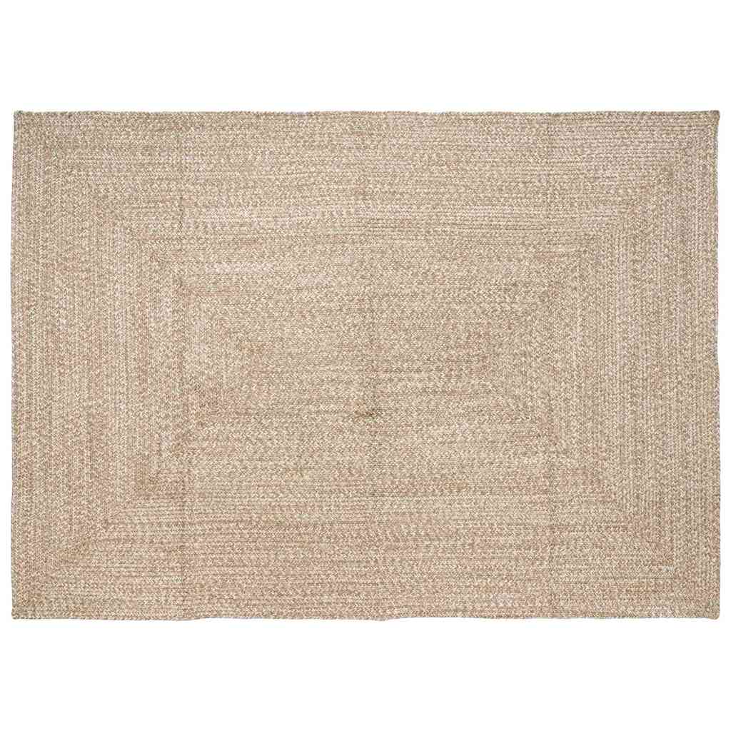 Tepisi za područja Prirodna i bijela 200 x 290 cm Juta