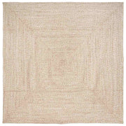 Tepisi za područja Prirodna i bijela 240 x 240 cm Juta
