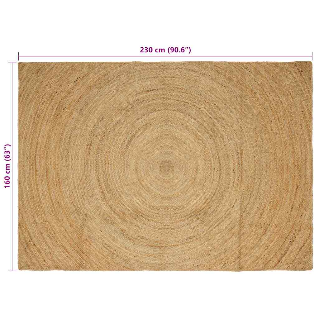 Tepisi za područja Prirodna 160 x 230 cm Juta