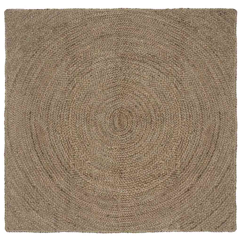 Tepisi za područja Siva 160 x 160 cm Juta
