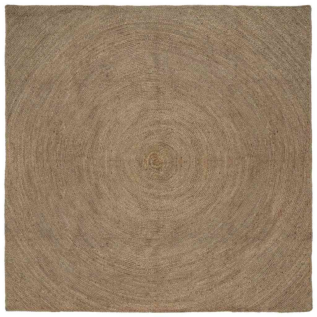 Tepisi za područja Siva 240 x 240 cm Juta
