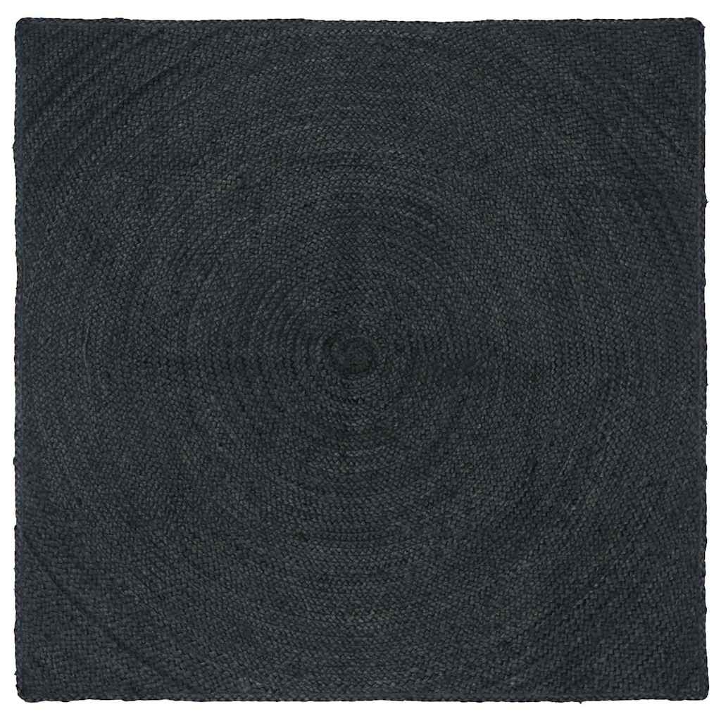 Tepisi za područja Tamnosiva 120 x 120 cm Juta