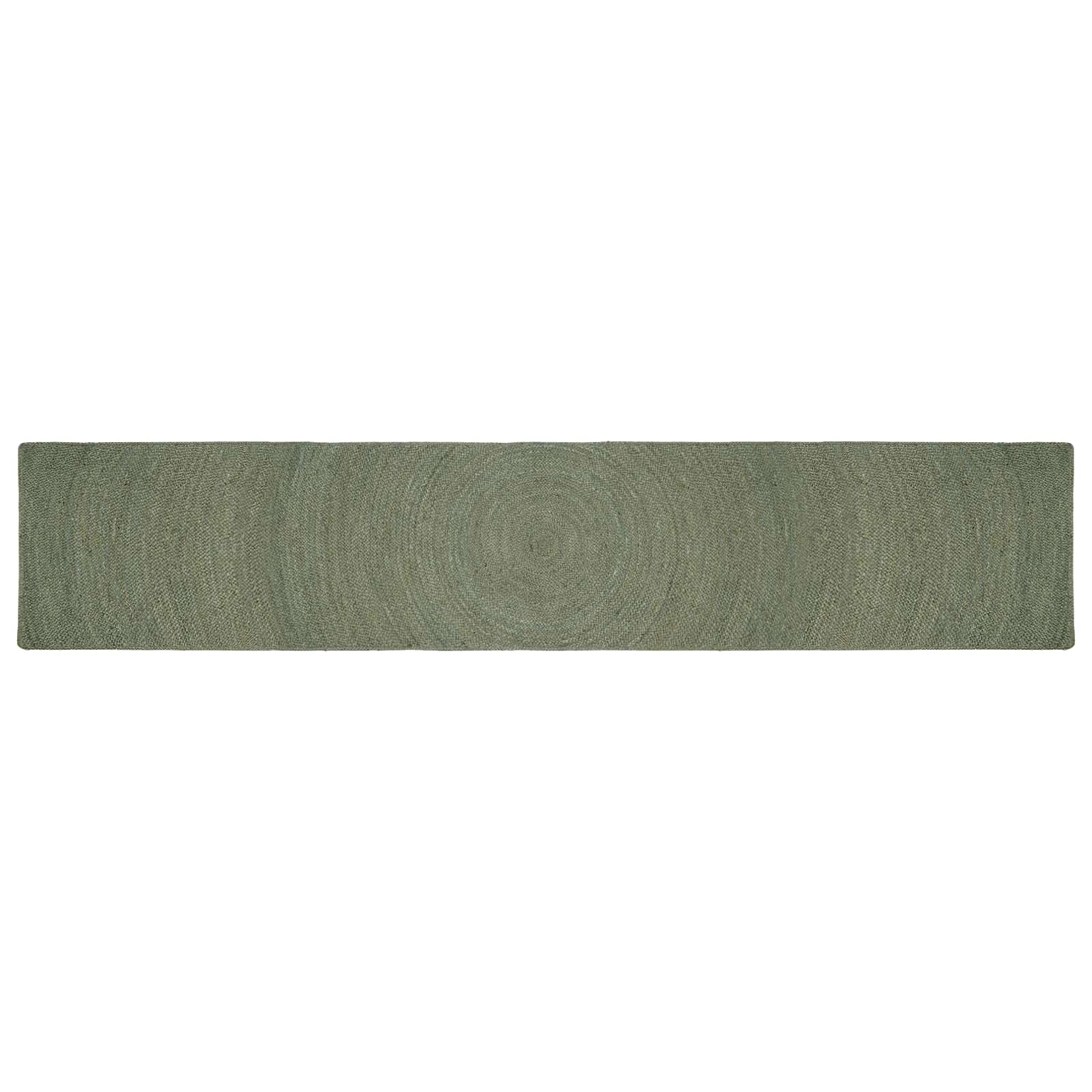 Tepisi za područja Maslinastozelena 60 x 400 cm Juta