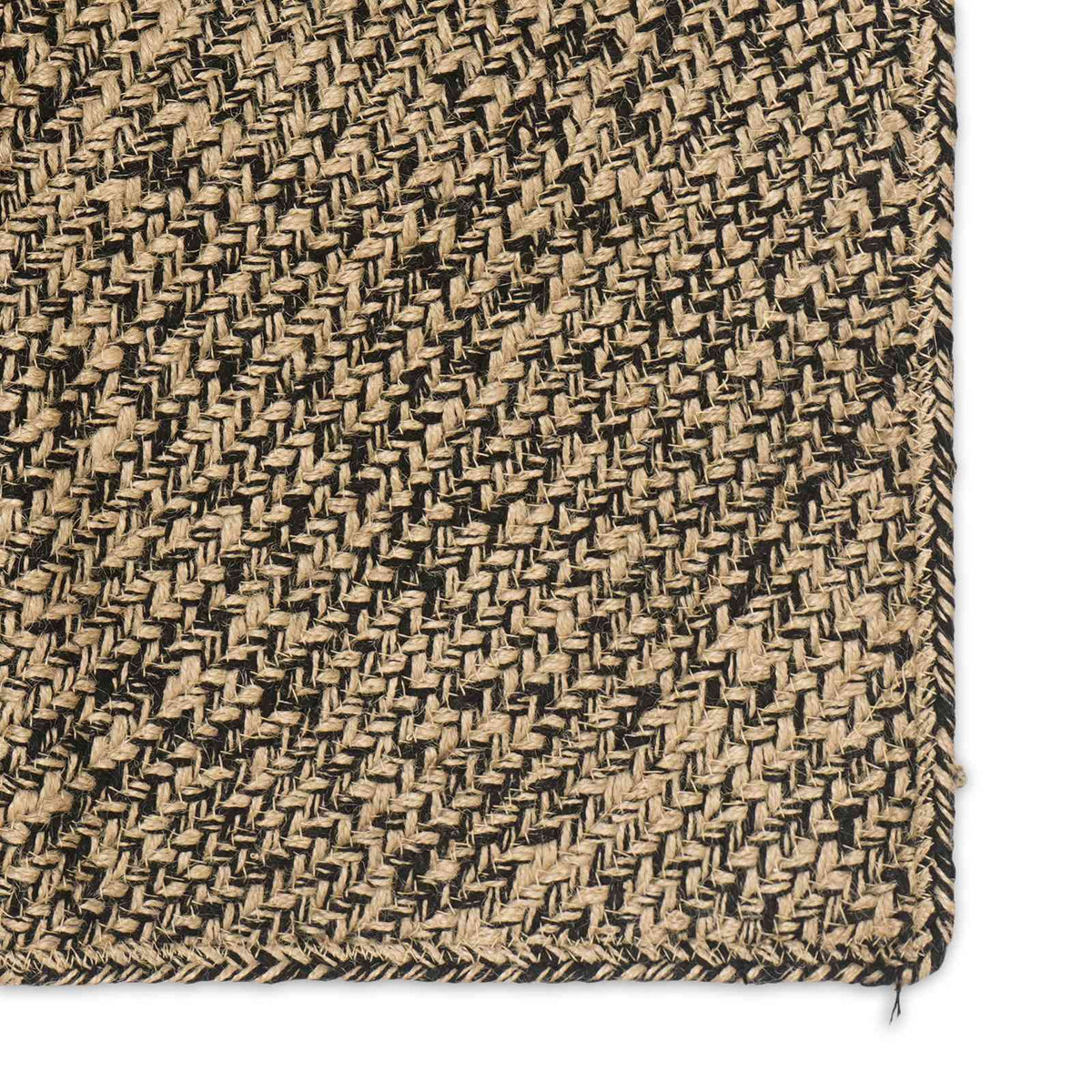 Tepisi za područja Prirodna i crna 60 x 400 cm Juta