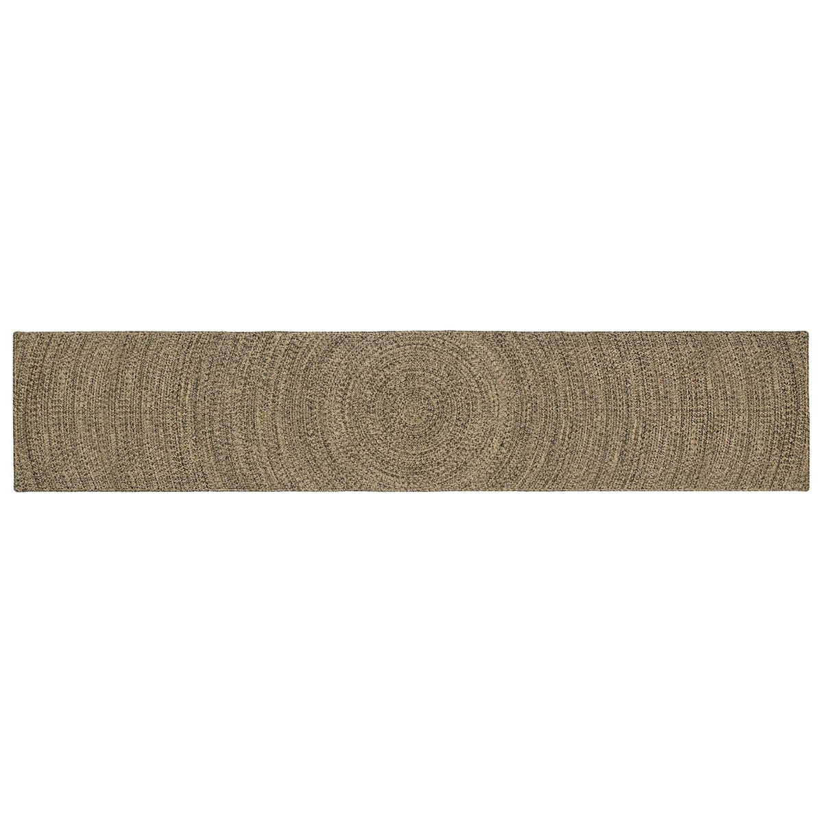 Tepisi za područja Prirodna i crna 60 x 400 cm Juta