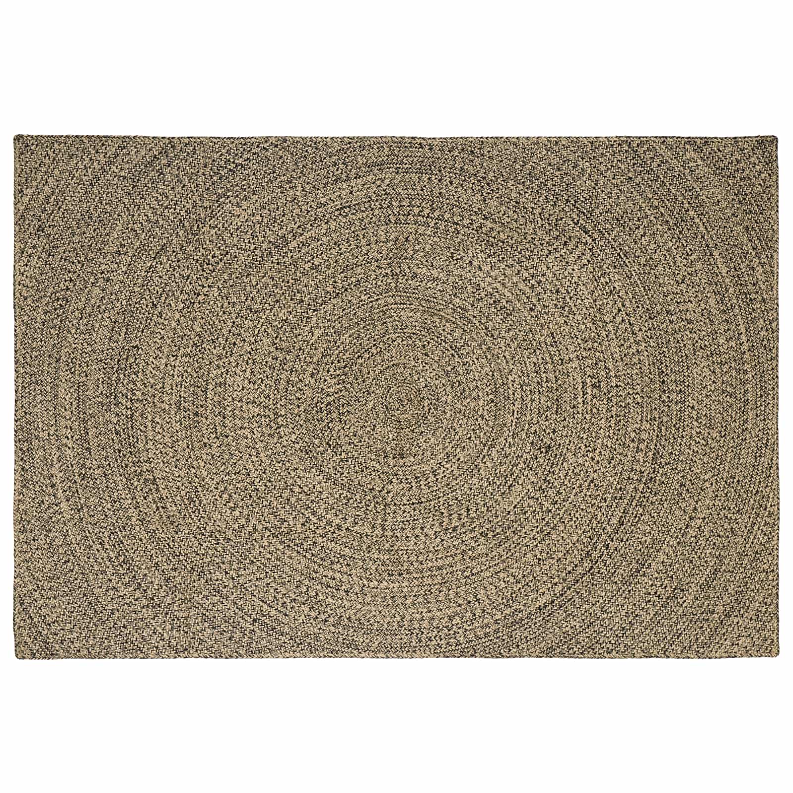 Tepisi za područja Prirodna i crna 200 x 290 cm Juta