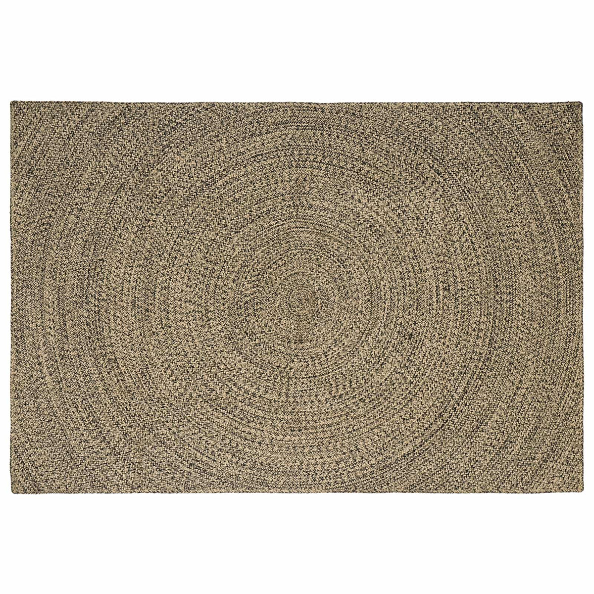 Tepisi za područja Prirodna i crna 240 x 340 cm Juta