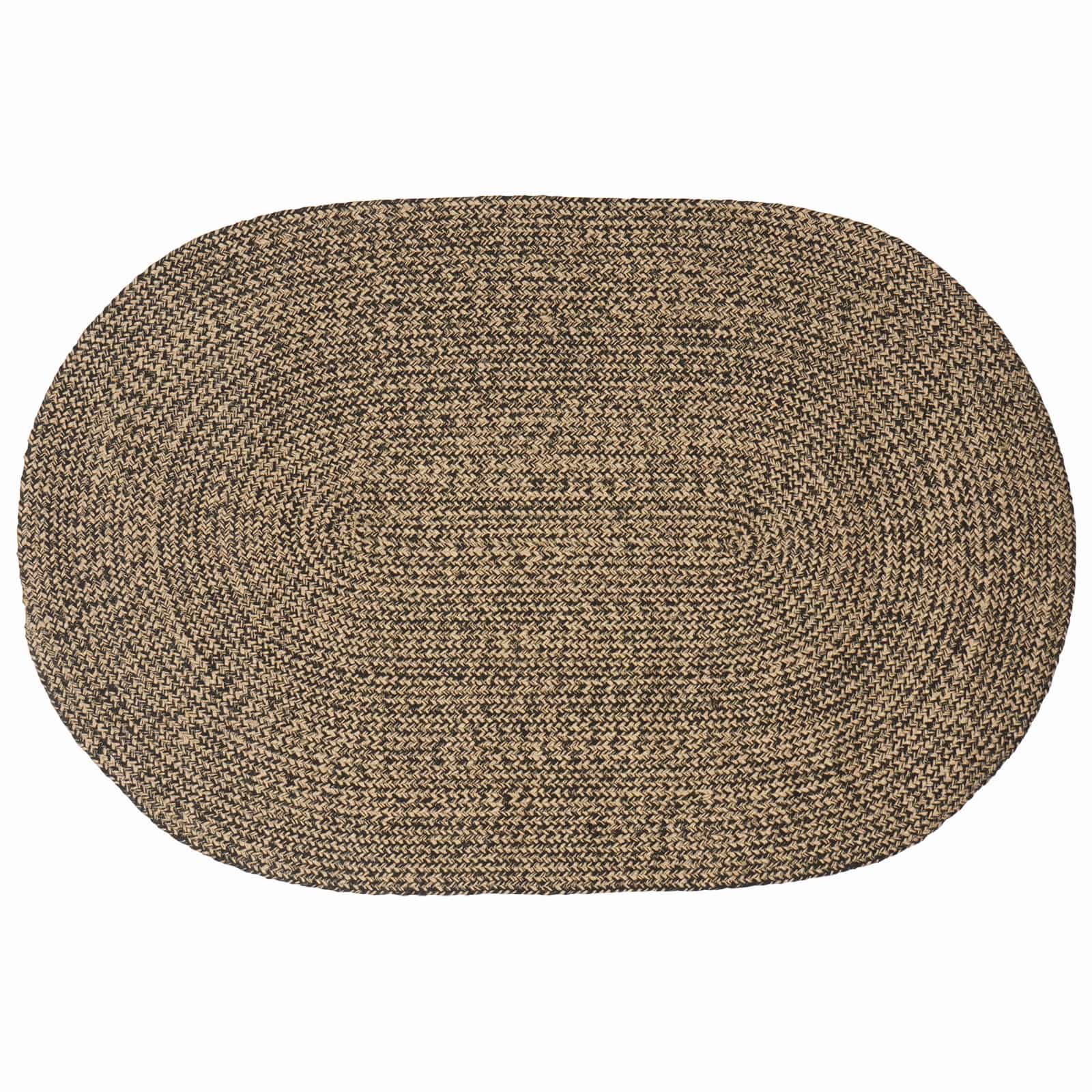 Tepisi za područja Crna 100 x 152 cm Juta