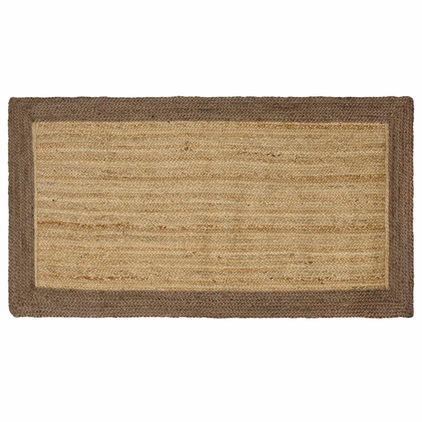 Tepisi za područja Siva 100 x 200 cm Juta