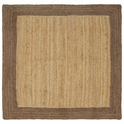 Tepisi za područja Siva 120 x 120 cm Juta