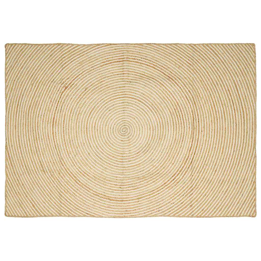 Tepisi za područja Bijela 160 x 230 cm Juta