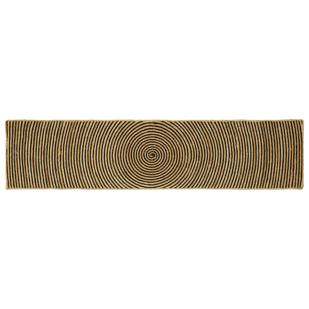 Tepisi za područja Crna 60 x 250 cm Juta