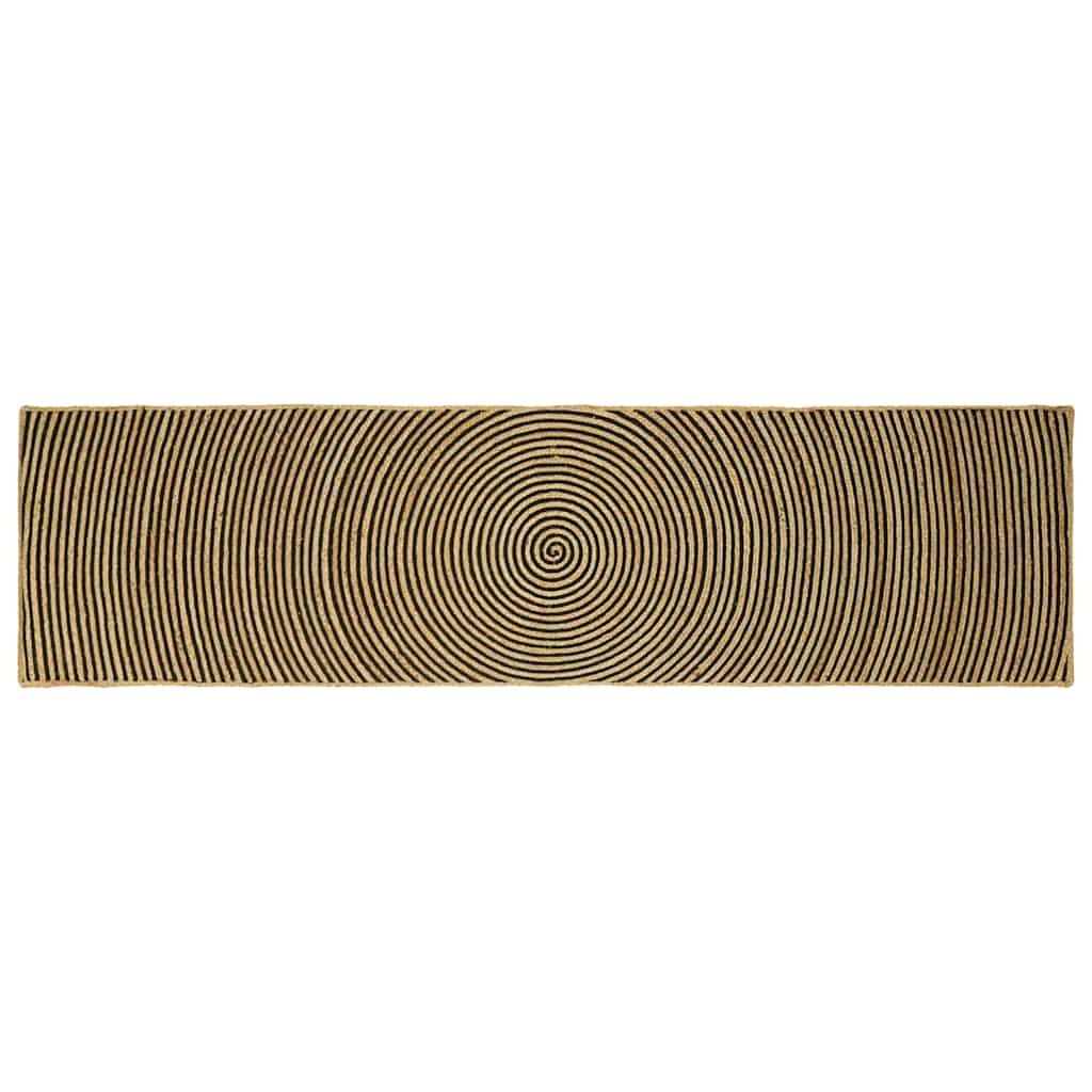 Tepisi za područja Crna 80 x 300 cm Juta