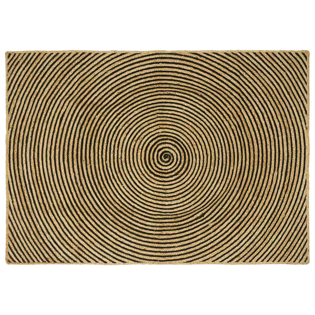 Tepisi za područja Crna 120 x 170 cm Juta