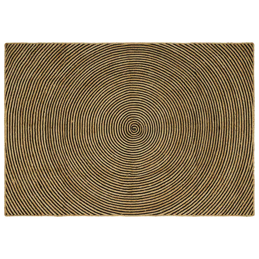 Tepisi za područja Crna 160 x 230 cm Juta