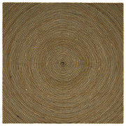 Tepisi za područja Crna 240 x 240 cm Juta
