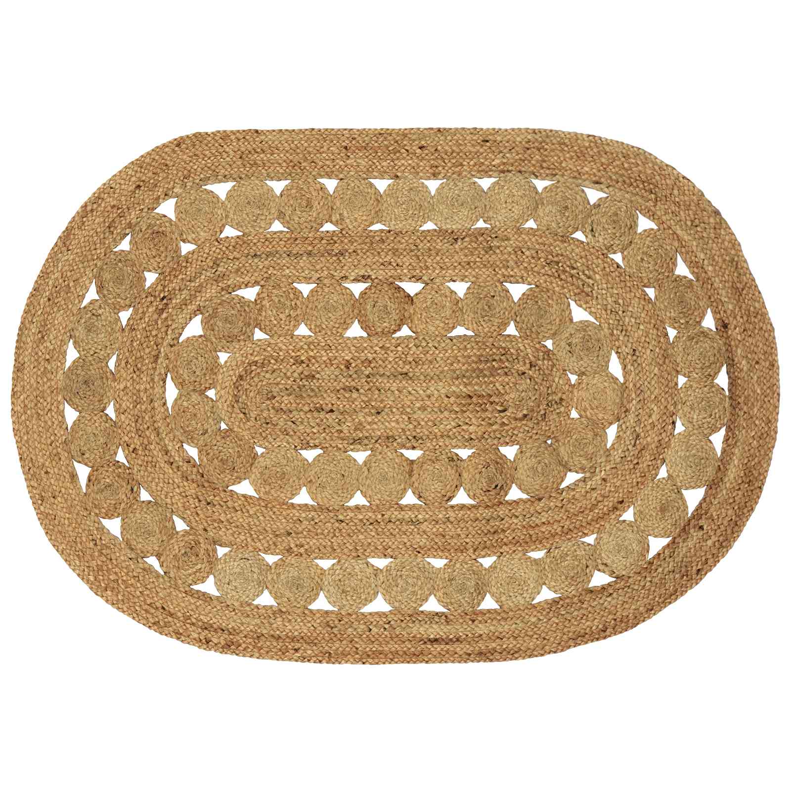 Tepisi za područja Prirodna 100 x 152 cm Juta