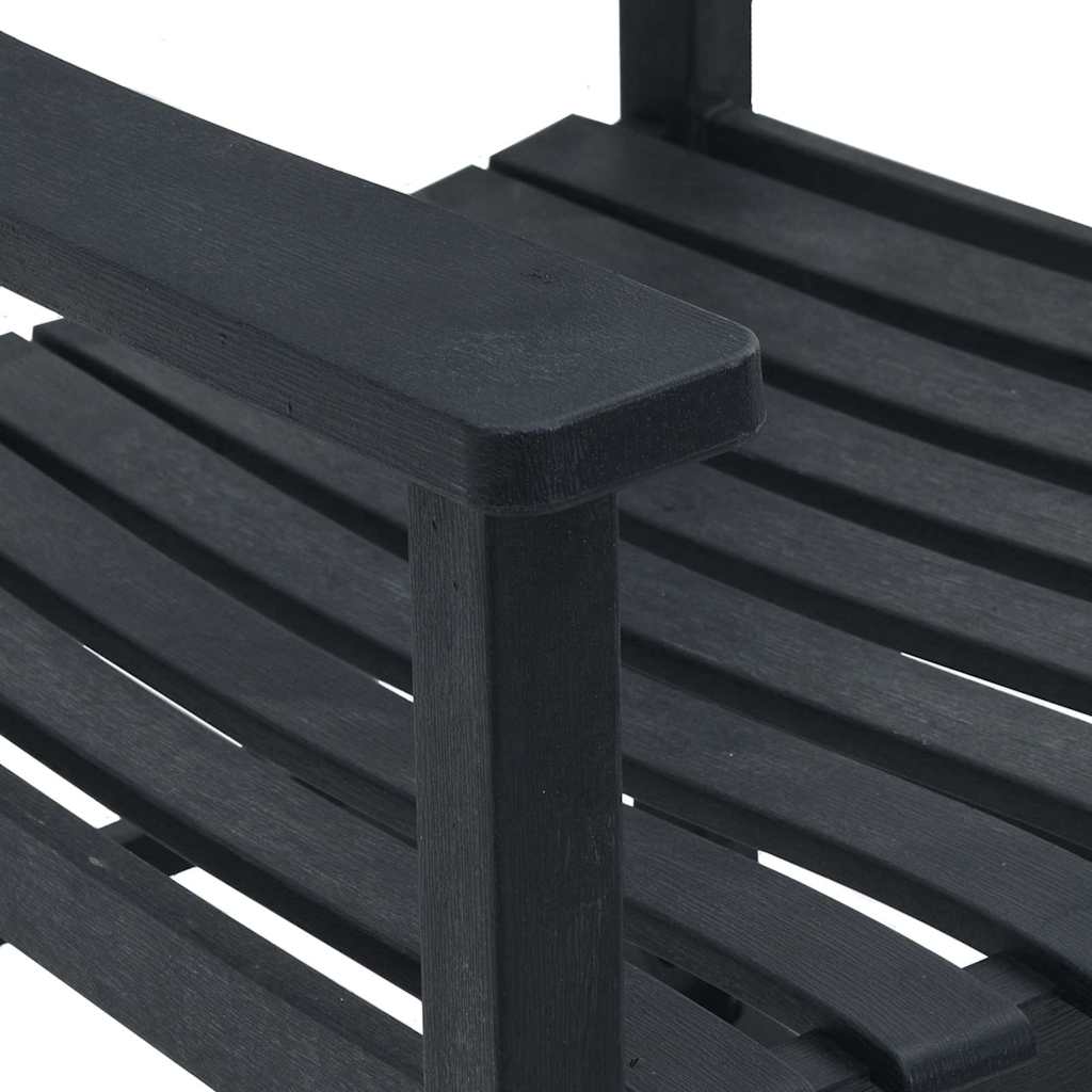 Ljuljačka Crna 84 x 65 x 114 cm Smola