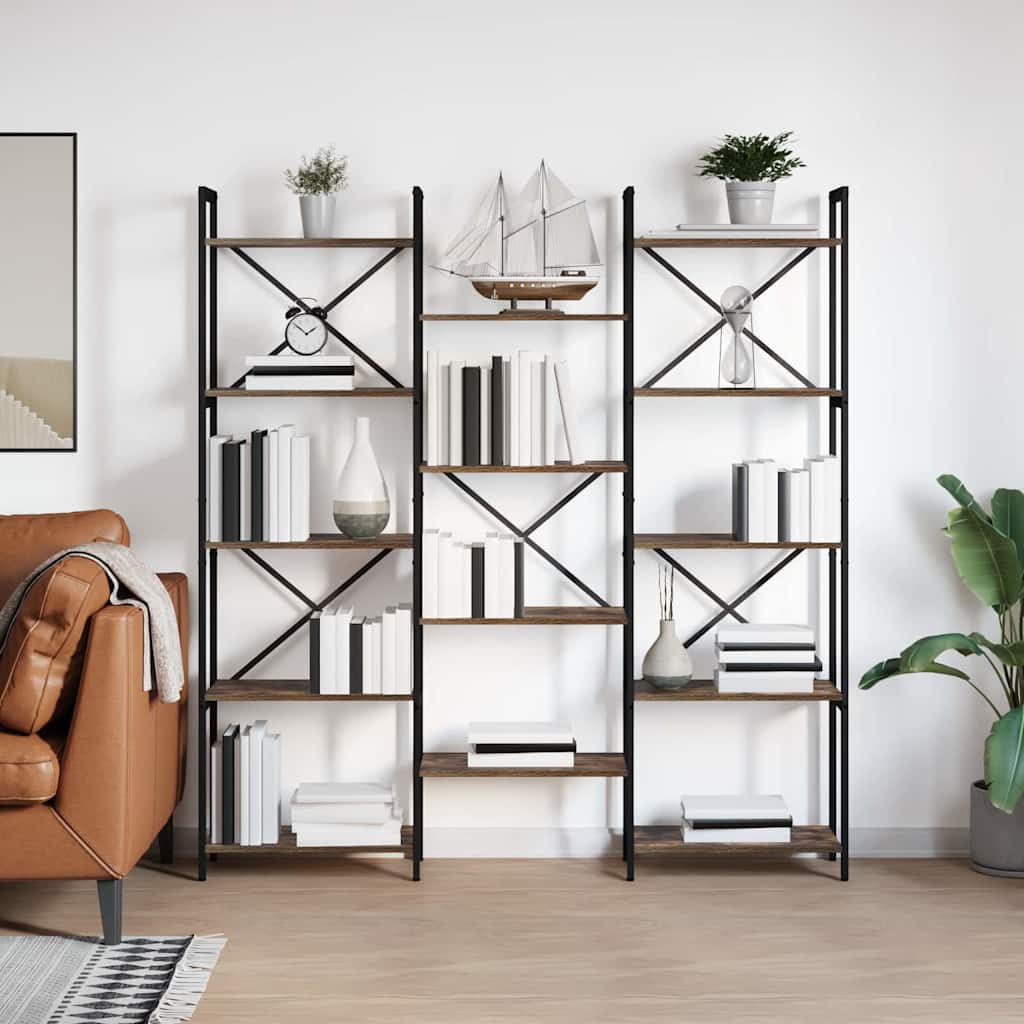 Polica Sonoma hrast 156 x 25 x 167 cm Konstruirano drvo