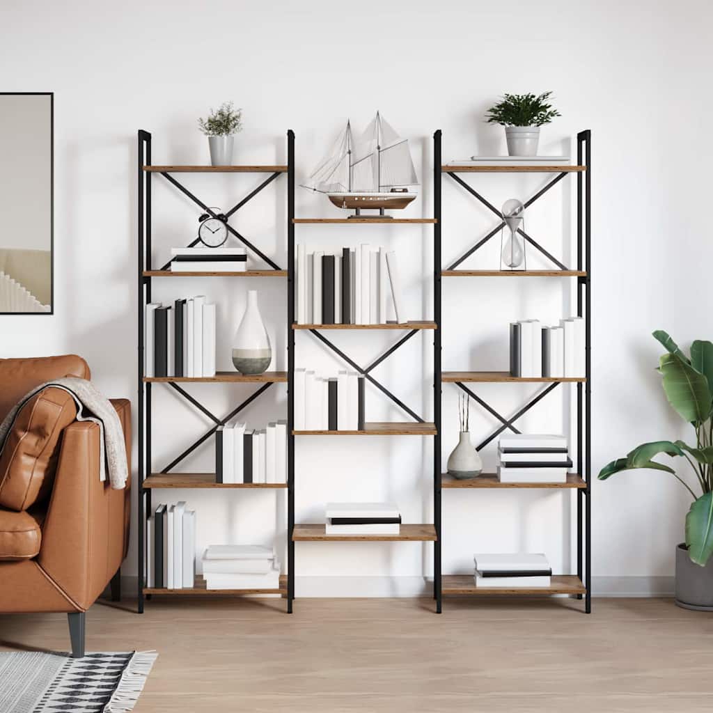 Polica Staro drvo 156 x 25 x 167 cm Konstruirano drvo