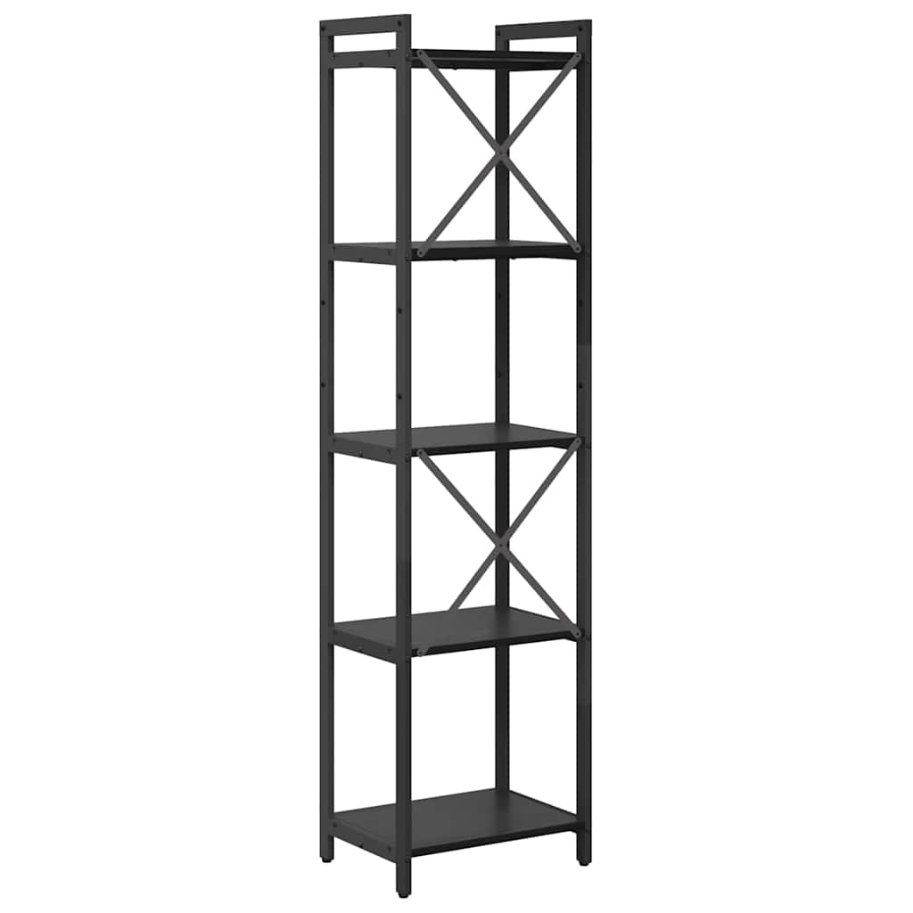 Polica Crni hrast 40 x 30 x 155 cm Konstruirano drvo