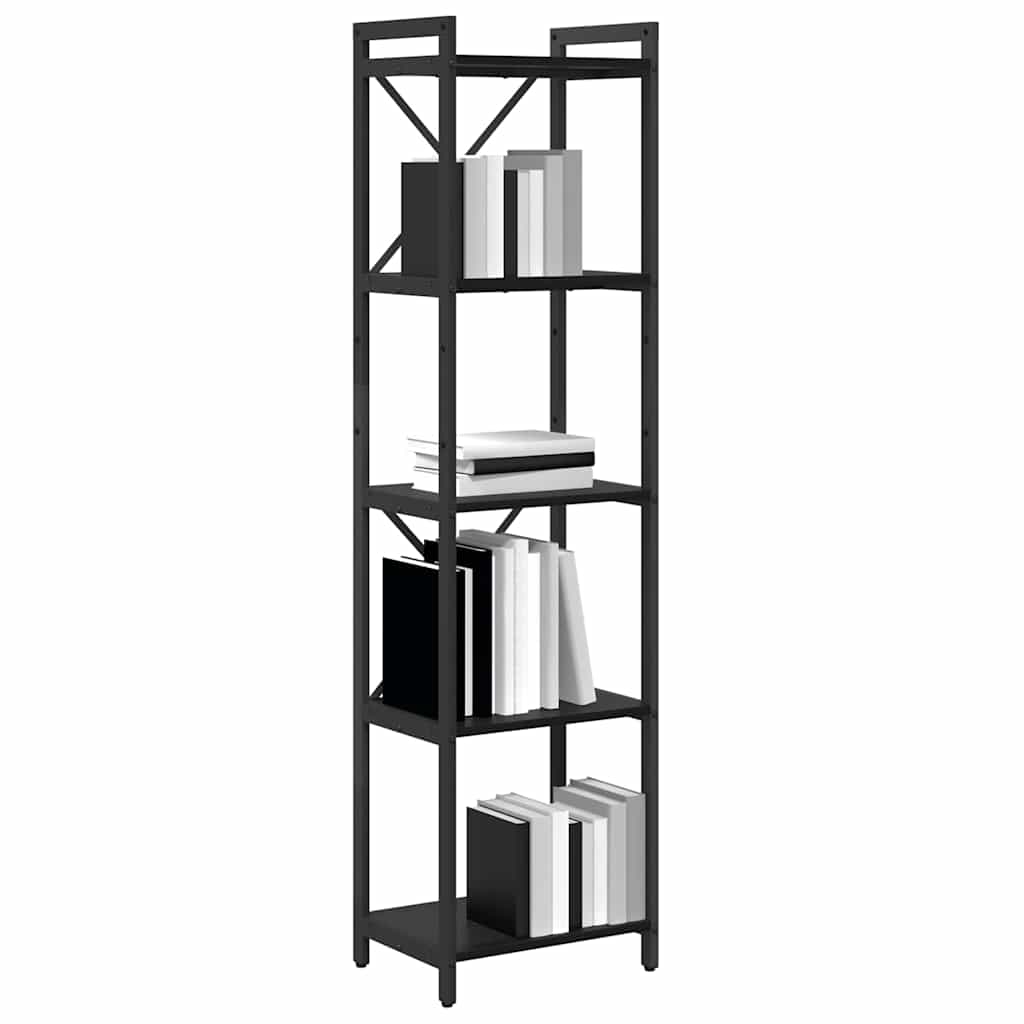 Polica Crni hrast 40 x 30 x 155 cm Konstruirano drvo